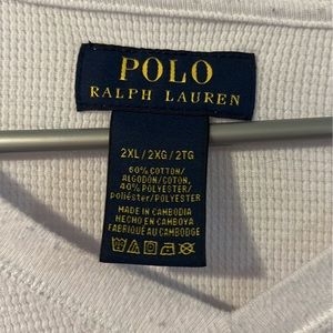 Mens Polo Thermal long sleeve